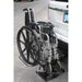 Wheelchair Carrier Model 001 Tilt n' Tote Manual Wheelchair Carrier image actual at the back of the car