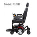 Merits Vision Sport Power Wheelchair side