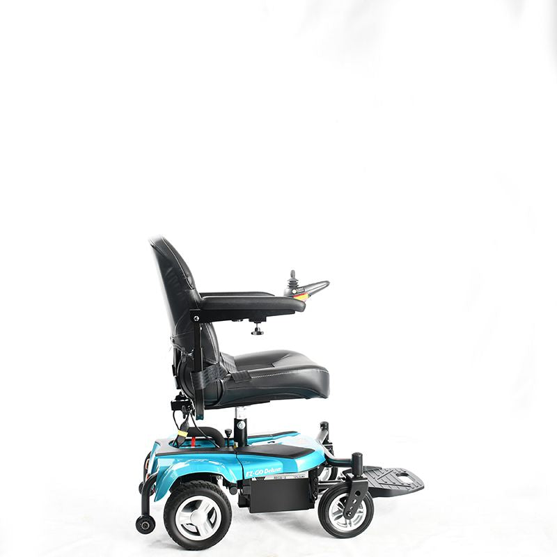 Merits P321 EZ-GO Power Wheelchair side