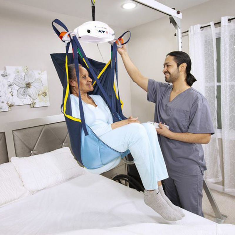 Handicare FST-300 Free Standing Track For Patient Lifts with load with load