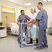 Handicare MiniLift Sit-to-Stand Floor Lift set up with patient