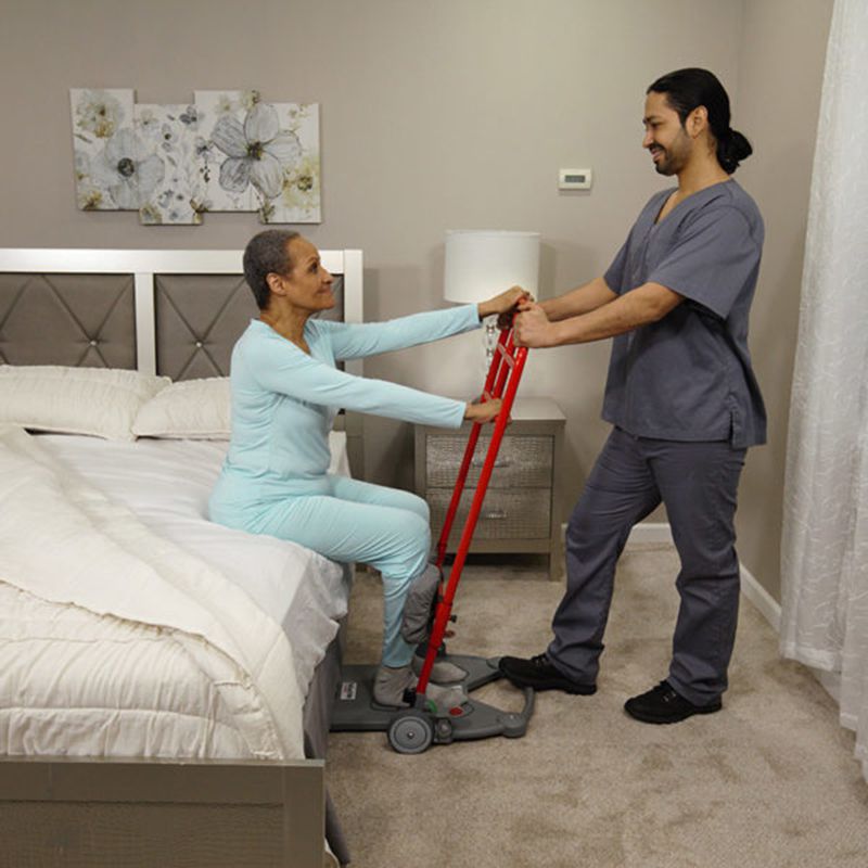 Handicare ReTurn Sit-to-Stand Lifts with patient