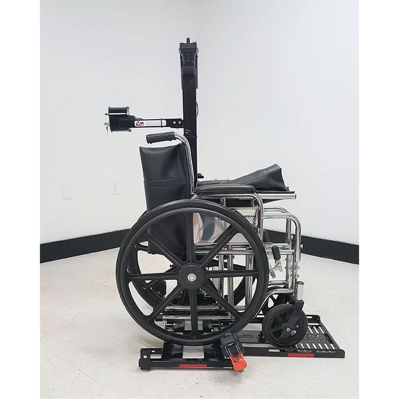 Wheelchair Carrier Model 101 Electric Tilt n' Tote Manual Wheelchair Carrier set up