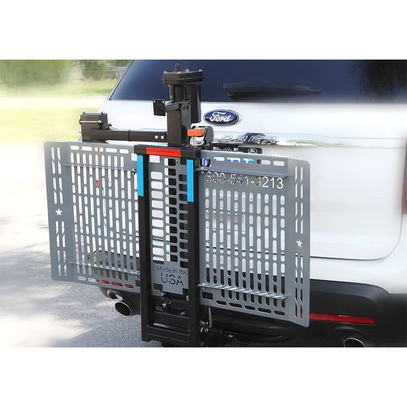 Wheelchair Carrier Model 117 Mini Electric Scooter Lift set up at the back of car